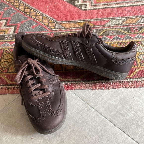 🦃 ADIDAS SAMBA BROGUE BROWN 🦃 - Picture 4 of 6